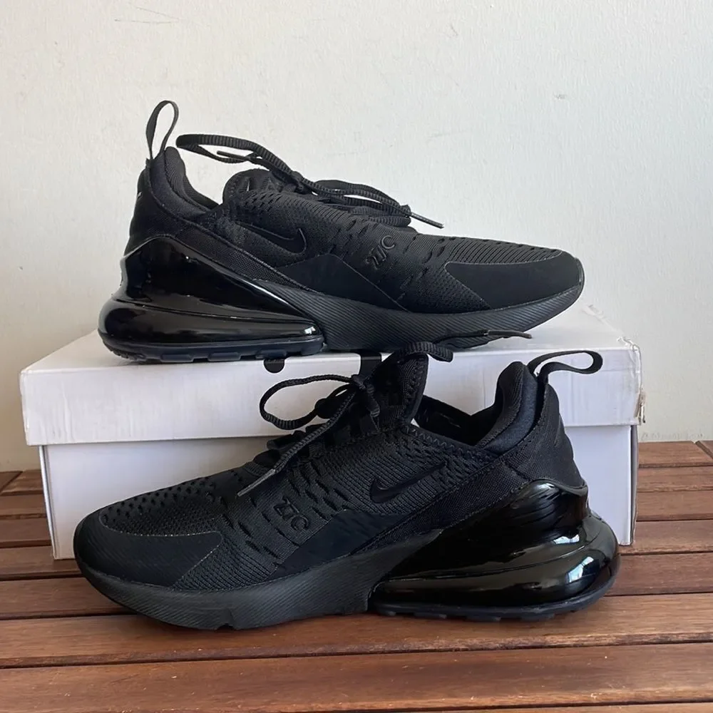 Nike Air Max 270 Black USA Women Size 7/UK 4.5/EU 38(AH6789-006)